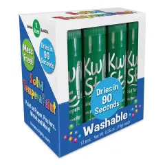 Kwik Stix Tempera Paint Sticks - Set of 12, Green