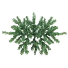 Northlight Deluxe Windsor Pine Artificial Christmas Swag &ndash; 28" - Unlit Green