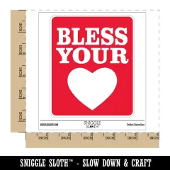 Bless Your Heart Southern Waterproof Vinyl Phone Tablet Laptop Water Bottle Sticker Set - 5 Pack