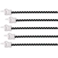 Black Polka Dots Hand Pointer, Pack of 5