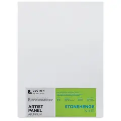 Legion Stonehenge White Drawing Aluminum Artist Panel - 12" x 16"