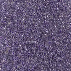 Miyuki Delica 50g Lined-Dyed Glass Beads, 11/0 Violet Ceylon DB0250