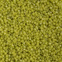 Miyuki Delica 50g Luster Glass Beads, 11/0 Chartreuse (DB0262)