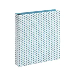 Punch Pop Binder, 1.5" Round Rings, Holds 350 Sheets, Teal