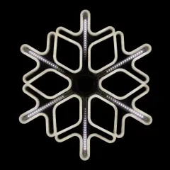 Northlight 23.25" Cascading Lighted Snowflake Outdoor Christmas Decoration Clear