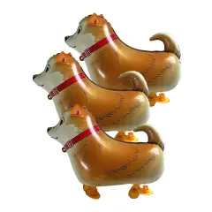 Wrapables Walking Animal Pet Balloon (Set of 3) Border Collie