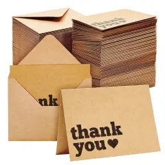 120-Pack Thank You Cards With Envelopes