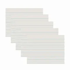 Newsprint Handwriting Paper, Alternate Dotted, Grade 1, 1" x 1/2" Ruled Long, 11" x 8-1/2", 500 Sheets Per Pack, 5 Packs