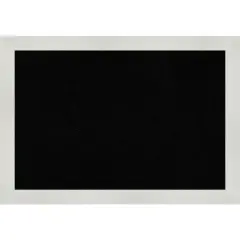 Mosaic Framed Corkboard, Black Cork Mosaic White