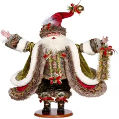 Mark Roberts Mark Roberts Christmas Sleigh Ride Santa Figurine - 26" Green