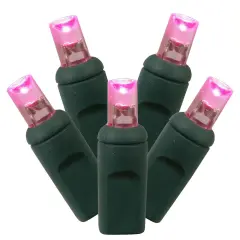 100Lt Pink LED / Green Wire WA EC Set 1Pc 6in. x50 ft.