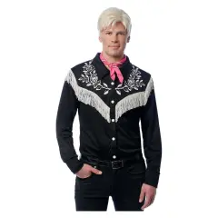 Barbie-Inspired Dream Boy Western Shirt Adult Costume