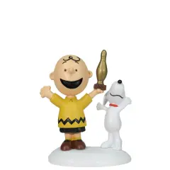 Department 56 Department 56 Charlie Brown Breaks 100 Christmas Figurines #6009841 White