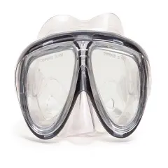 Swim Central 6.5" Black Telstar Pro Mask Swimming Pool Accessory for Adults