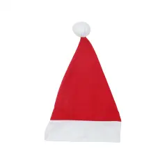 Northlight 18" Red and White Unisex Adult Christmas Santa Hat Costume Accessory - Large