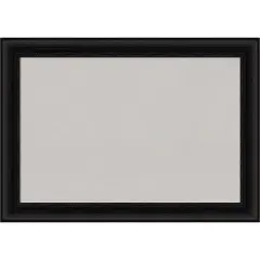 Parlor Framed Corkboard, Grey Cork Parlor Black