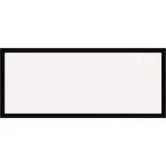 Svelte Wood Framed Corkboard, White Cork Noir Black