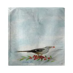 Betsy Drake Mockingbird & Berries Beach Towel