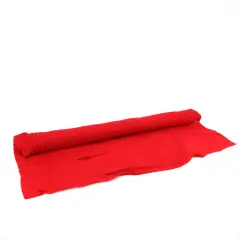 LB International 96" x 36" Red Artificial Powder Snow Christmas Drape Cover