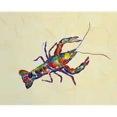 Betsy Drake Crayfish B Outdoor Wall Hanging 24x30