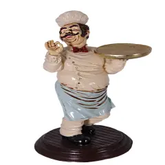 Chef Butler Small Statue