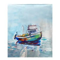 Betsy Drake SS Drake Fleece Throw Multicolor