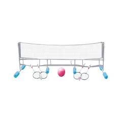 Swim Central 90" Blue and Gray Water Volleyball and Badminton Combo Game
