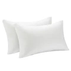 Costway 2Pack Shredded Memory Foam Bed Pillows Bamboo Rayon Cooling Cover 28''x18''