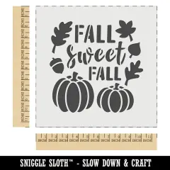 Sweet Fall Pumpkins Acorn Wall Cookie DIY Craft Reusable Stencil
