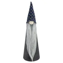 Northlight Tall Cone Gnome Christmas Figure - 20" - Gray and Blue