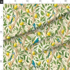 Various Fabrics by the Yard or Fat Quarter Nature Leaves Branches Tree Custom Printed Fabric by Spoonflower