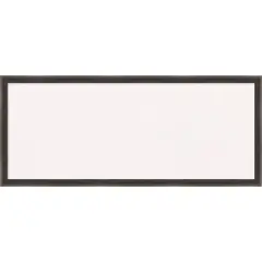 Hardwood Wedge Wood Framed Corkboard, White Cork Chocolate