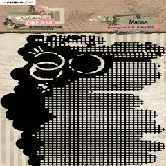 Studio Light HEN Natures Dream 5.9"X8.25" Stencil-Nr. 239, Background Builder