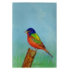 Betsy Drake Painted Bunting Guest Towel