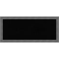 Dixie Grey Rustic Wood Framed Corkboard, Black Cork