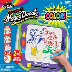 Cra-Z-Art MagnaDoodle Color Deluxe Magnetic Drawing Toy