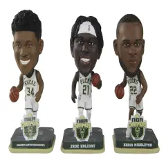 Milwaukee Bucks Bucks NBA Championship Mini Bobble 3 Pack