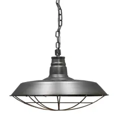 Whitby Antique Metal Finish Pendant Lamp 18 Inch Diameter