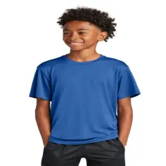 Sport-Tek&reg; Youth Crewneck PosiCharge Competitor Short Sleeve Tee True royal