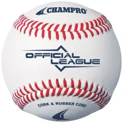 Champro&reg; Official League Leather Baseball (Pack of 12)