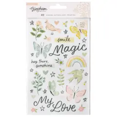 Gingham Garden Sticker Book-412/Pkg