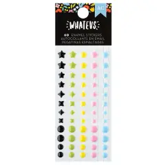 American Crafts Whatevs Enamel Dots-60/Pkg