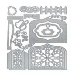 Tonic Studios Die Set-Spring Shadow Box