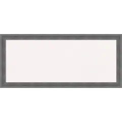 Dixie Grey Rustic Wood Framed Corkboard, White Cork