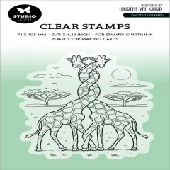 Studio Light Clear Stamp By Laurens-Nr. 564, Twisted Giraffes