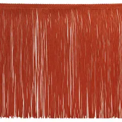 5 yards of 9" Chainette Fringe Trim | 5 yard cut Cranberry