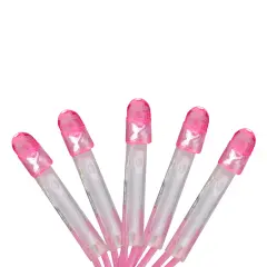 Brite Star LED Micro Net Style Tree Trunk Wrap Christmas Lights - Pink - 2' x 8' - Pink Wire