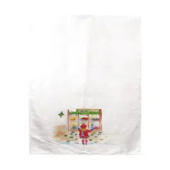 Betsy Drake Girl in Window Beach Towel Multicolor