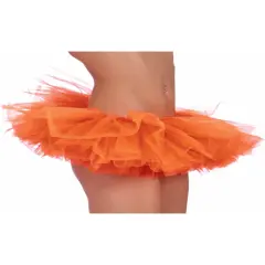 Neon Orange Retro Ballet Team School Spirit Colored Skirt Tutu
