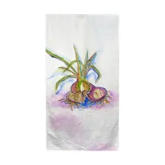 Betsy Drake Vidalia Onions Beach Towel Multicolor